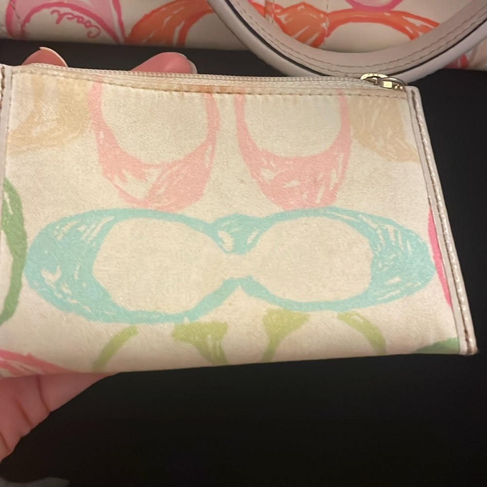 Coach Colorful  C Patterned Women's Tote Bag - Picture 5 of 17